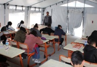 1649 çadırda eğitim öğretime devam ediliyor
