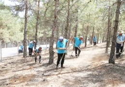 180 orman köyüne malzeme dağıtıldı