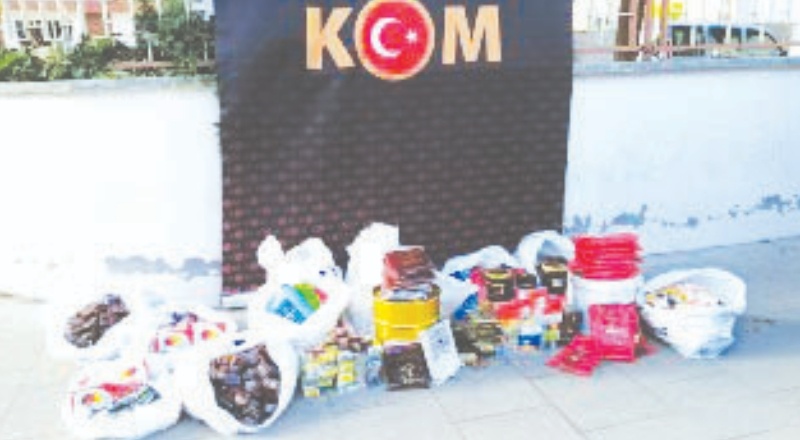 182 kilo gümrük kaçağı nargile tütününe el konuldu