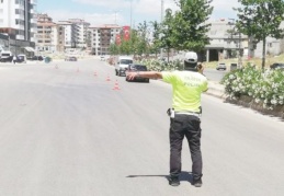 184 araç trafikten men edildi