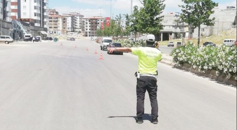 184 araç trafikten men edildi