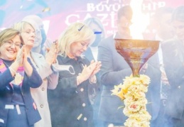 1’inci Gazi Oyunları’nın açılış meşalesi, törenle yakıldı
