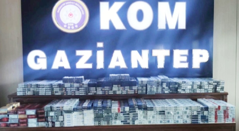 2 bin 470 paket kaçak sigara ele geçirildi