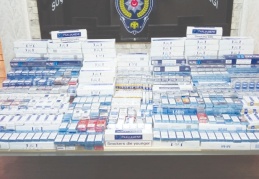 2 bin 866 paket gümrük kaçağı sigara ele geçirildi