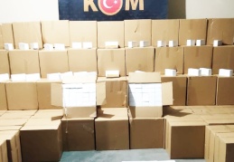 2 milyon 520 bin makaron ele geçirildi