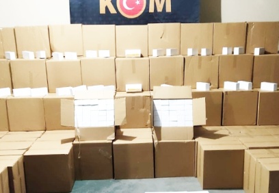 2 milyon 520 bin makaron ele geçirildi