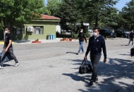 200 asker, terhis edilerek memleketlerine gönderildi
