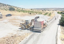 205 kilometre yol asfaltlandı