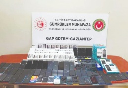 214 adet kaçak cep telefonu yakalandı