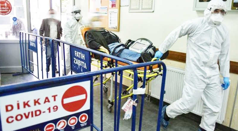 222 vefat, 5.203 yeni hasta