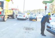 233 araç trafikten men edildi