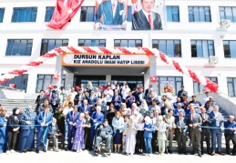 24 derslikli Dursun Kaplan Kız Anadolu Lisesi törenle açıldı