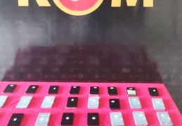 24 kaçak telefon ele geçirildi