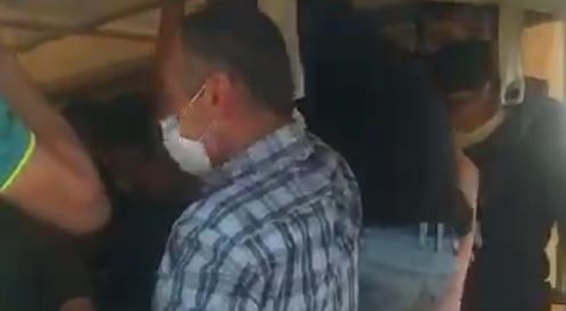 24 kişinin bulunduğu araca 78 bin 750 lira ceza yazıldı