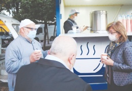 25 ayrı çeşmeden çorba dağıtılıyor