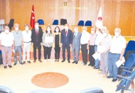 25 yılını dolduran personele teşekkür belgesi verildi