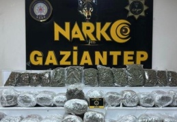 28 kilo 400 gram skunk ele geçirildi
