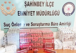 3 bin 225 paket kaçak sigara ele geçirdi