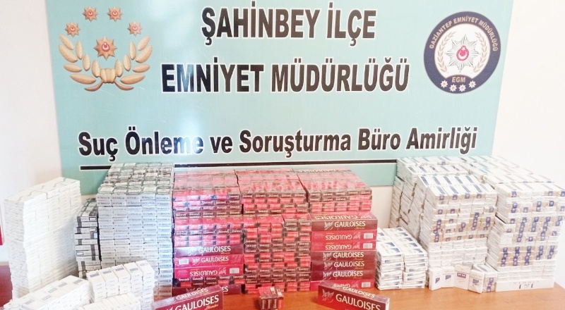 3 bin 225 paket kaçak sigara ele geçirdi