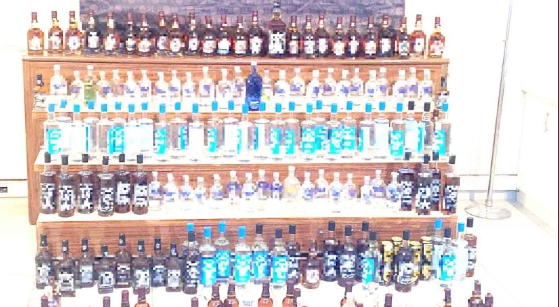 311 şişe sahte içkiye el konuldu