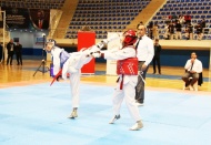 350 taekwandocunun katıldığı müsabaka sona erdi