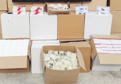 364 bin 800 adet boş ve dolu makaron ele geçirildi