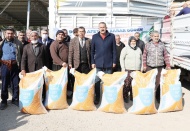 375 ton yem dağıtılacak