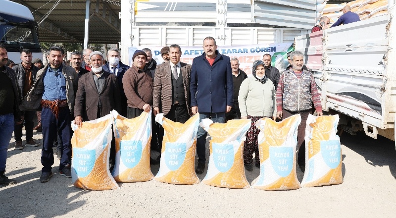 375 ton yem dağıtılacak