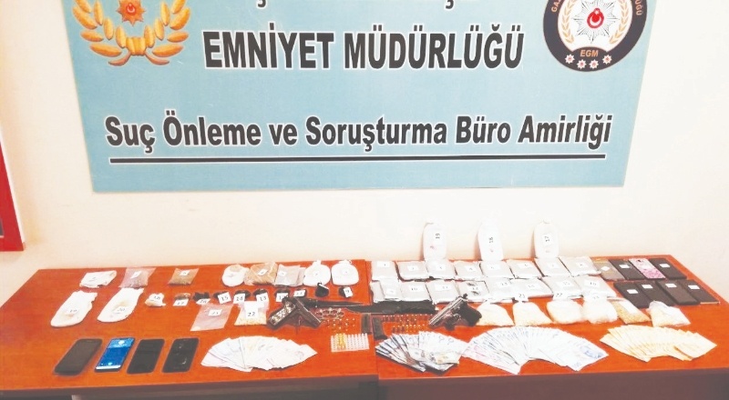 4 kilo 704 gram uyuşturucu ele geçirildi