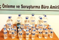 41,5 litre kaçak alkol ele geçirildi