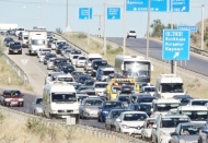 43 ilin kilit kavşağından bayram tatili boyunca 434 bin araç geçti