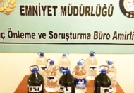45 litre kaçak alkol ele geçirildi