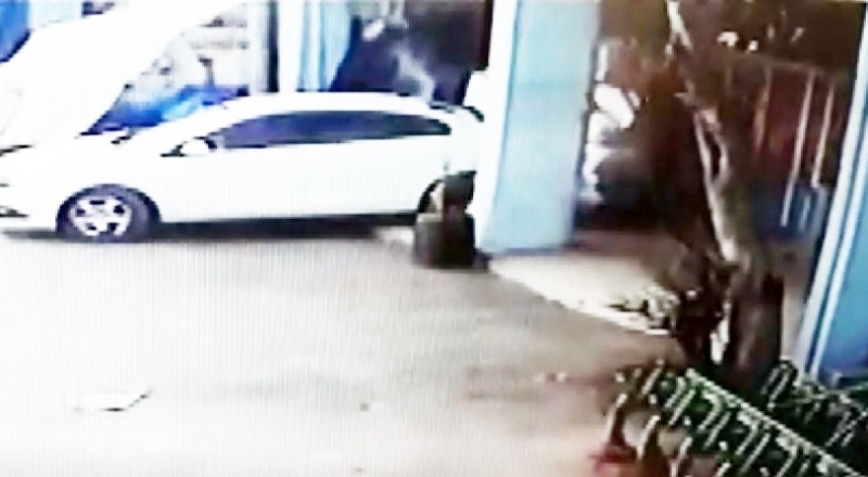 45 saniyelik Antep fıstığı hırsızlığı kamerada