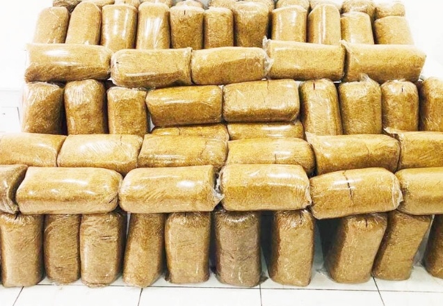 450 kilo kaçak tütün ele geçirildi