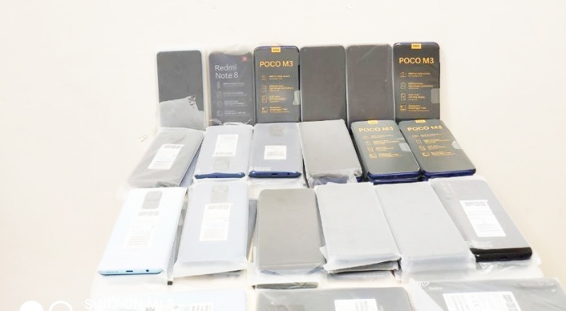 47 adet kaçak cep telefonu ele geçirildi