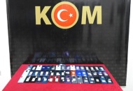 49 adet gümrük kaçağı telefon ele geçirildi