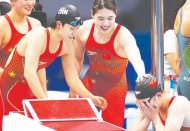 4x200 metre serbest bayrak yarışında Çin, dünya rekoru kırdı