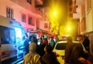 5 katlı binanın ikinci katında yangın çıktı