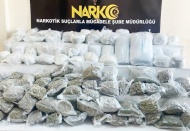 5 kilo 700 gram esrar ele geçirildi