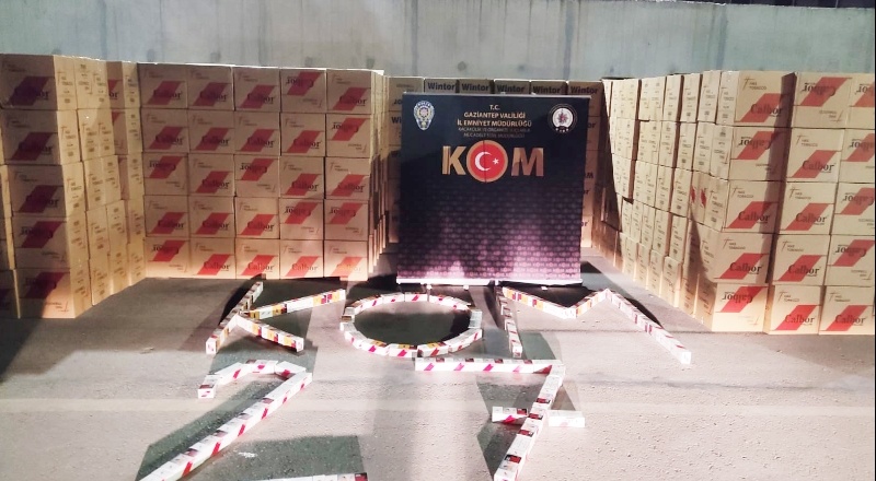 5 milyon 930 bin makaron ele geçirildi