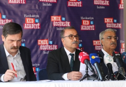 5 parti ortak liste ile, TİP 49 ilde kendi listesiyle seçime girecek