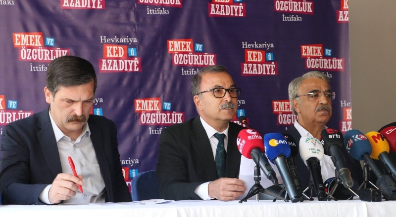 5 parti ortak liste ile, TİP 49 ilde kendi listesiyle seçime girecek