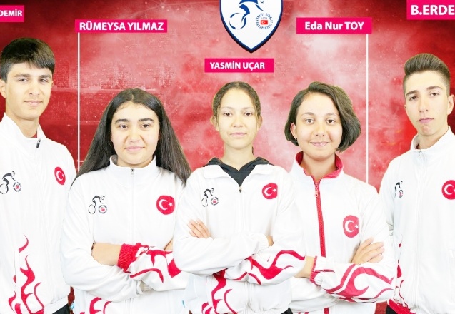 5 sporcu milli takım kampına davet edildi