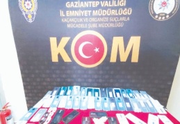 50 adet gümrük kaçağı telefon ele geçirildi