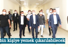 50 bin kişiye yemek çıkarılabilecek