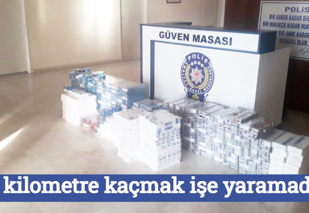 50 kilometre kaçmak işe yaramadı