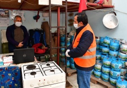51 mahallede 210 tüp gaz bayisine olan borçlar silindi