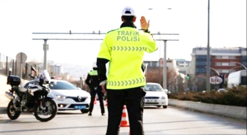 55 araç trafikten men edildi