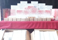 55 bin 600 adet kaçak makaron ele geçirildi