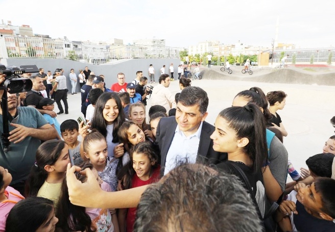 55 bin metrekare alanın tamamı kamulaştırılarak yapılmış bir park